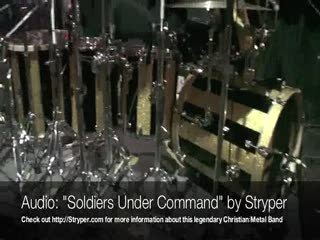 Stryper - Robert Sweet Drum Kit Tour - ddrum