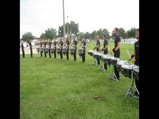 DCI 2008: Crossmen Warmup/ Full Battery