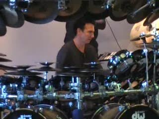 Terry Bozzio Clinic @ All Pro Percussion 10_28_08 - Sound Checking