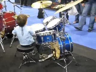 NAMM 2009 - Kid Drummer #1