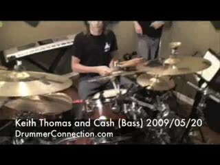 Keith Thomas and Cash - Drums and Bass Jam - 2009/05/20