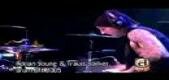 TRAVIS BARKER & ADRIAN YOUNG AT GUITAR CENTER'S DRUM-OFF '05