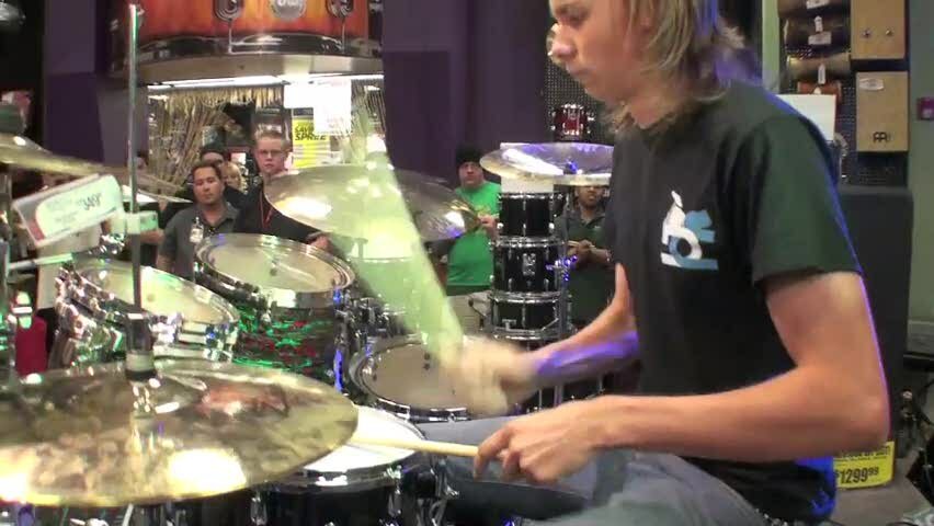 Keith Thomas - Drum Solo - Guitar Center Orlando, FL - Drum Off 2009