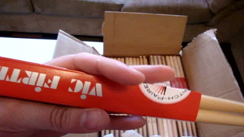 My Vic Firth Custom Sticks Arrive!!!