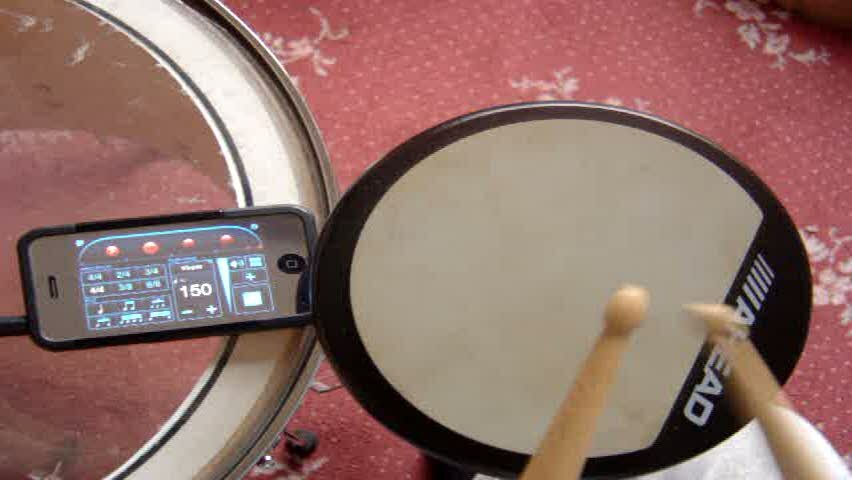 Pesky Paradiddles. I still need to get em smoother at the top end!