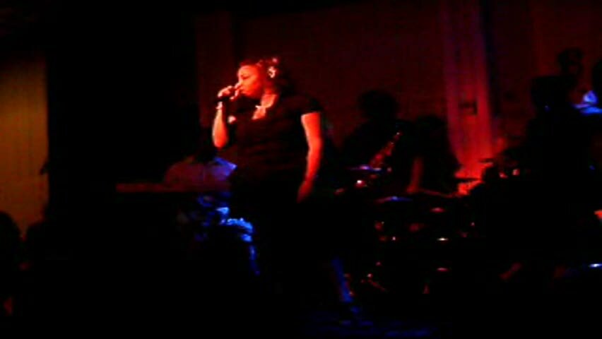 Tree G live With A.U.X singing (Cereal) Austin, Tx. 11-10-10 Ladies Night Out, Tree G & A.U.X singing
