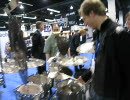NAMM 2008 - Hammerax Booth with Bermuda Schwartz and Chris Carbonaro