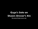 Gage's First Drum Solo - Shawn Drover's Megadeth Kit - ddrum - 2009/07/09